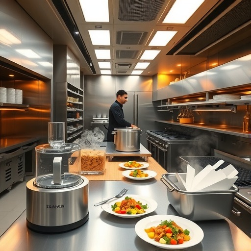 智能装备进厨房，餐饮高峰更从容(图1)