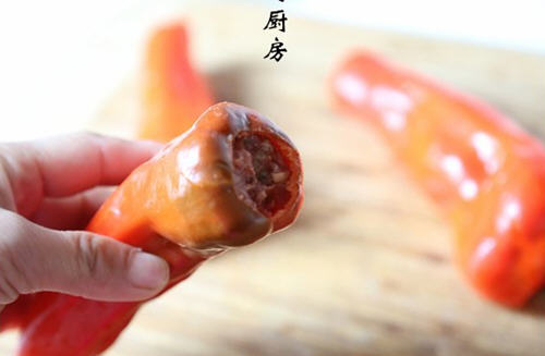 红椒酿牛肉(红椒 里面塞牛肉)(图10)