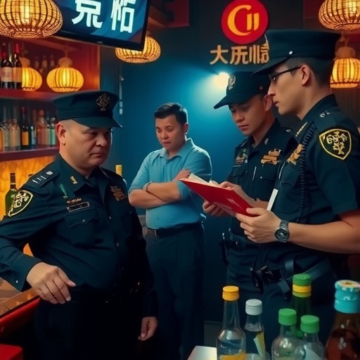 桂林市市场监管局突击夜查酒吧 严打向未成年人售酒行为(图1)