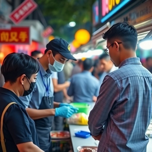 宣城市宁国市西津市场监管所联合多部门开展夜市食品安全检查(图1)